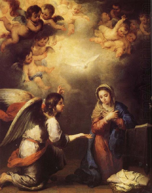 Angel messenger, Bartolome Esteban Murillo